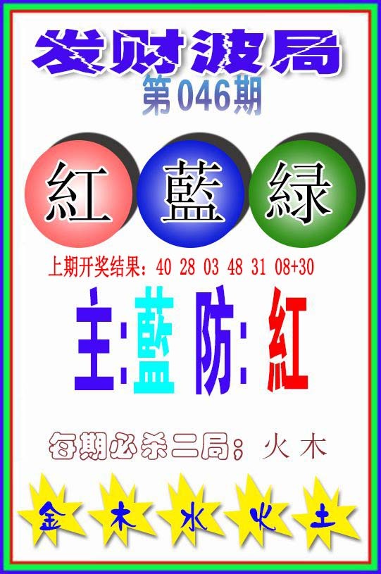 2025046期发财波局