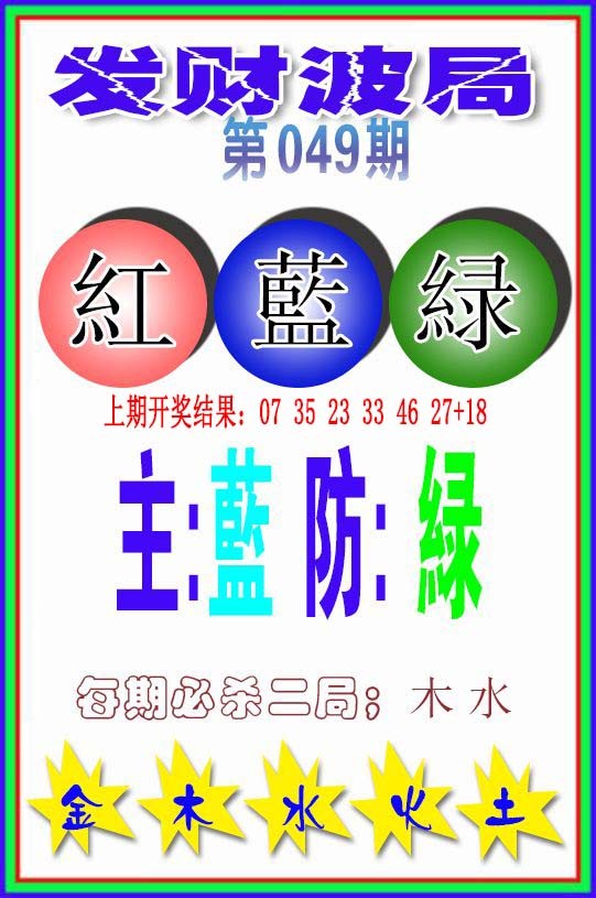 2025049期发财波局