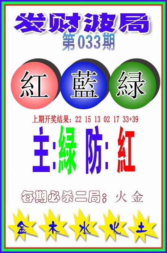 2025033期发财波局