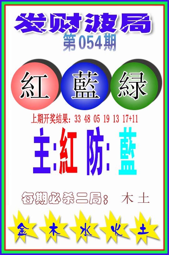 2025054期发财波局