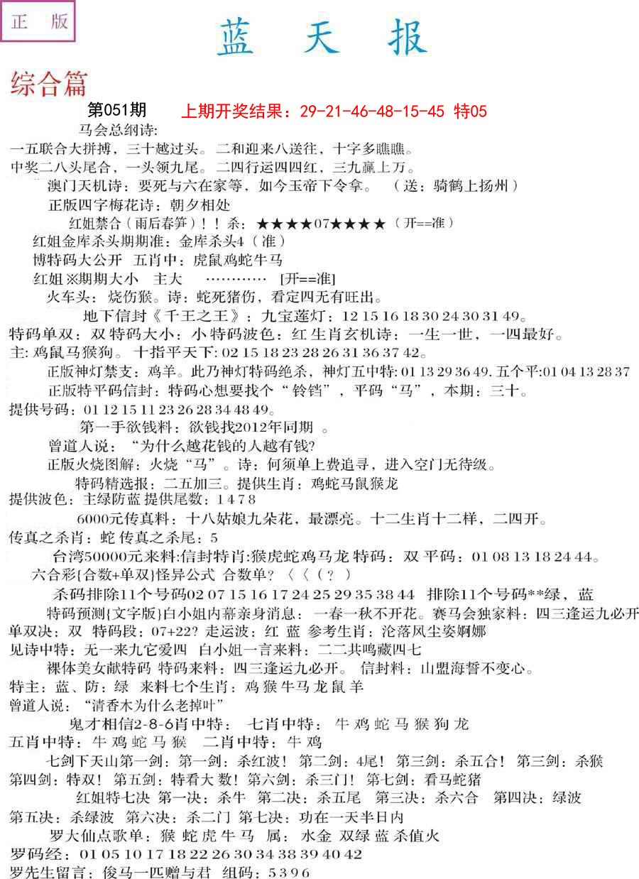 2025051期蓝天报A