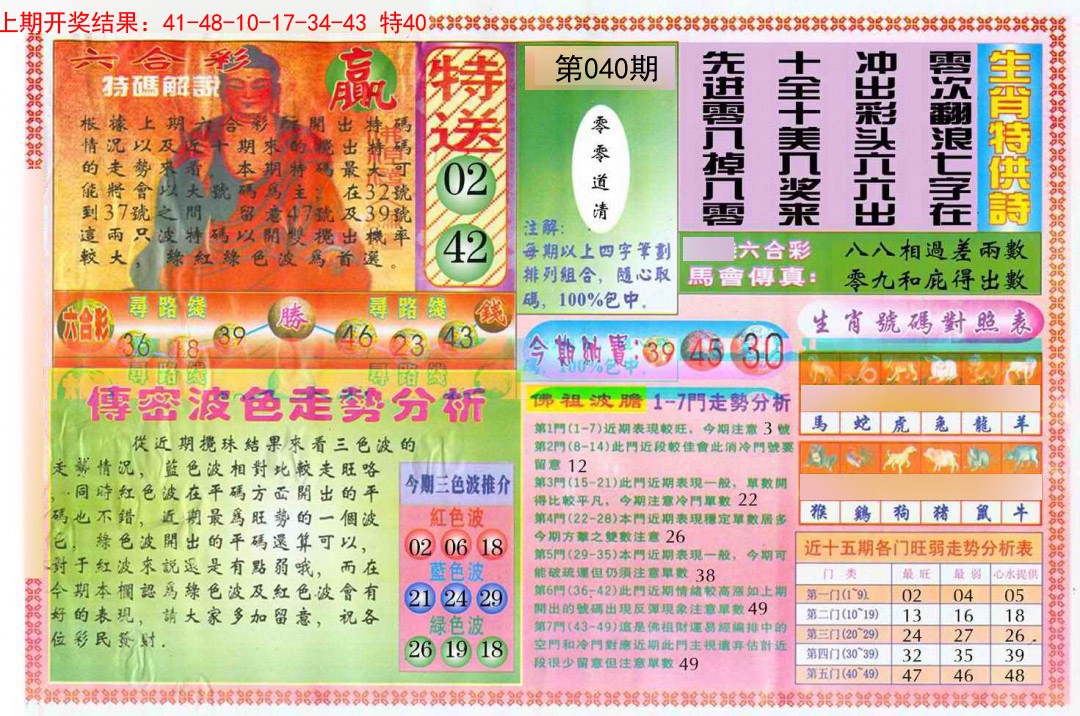 2025040期白小姐三点传密B