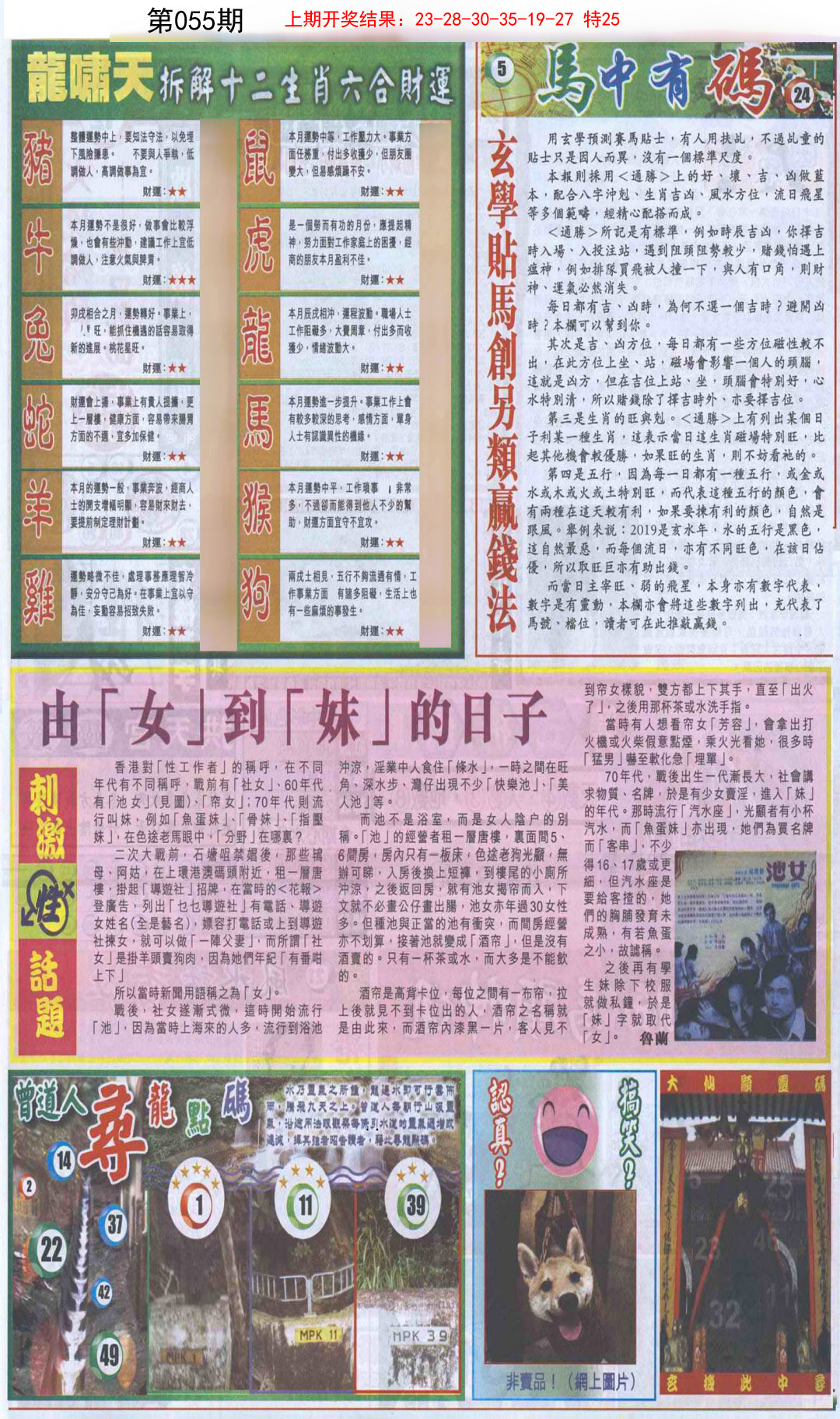 2025055期新报跑狗B