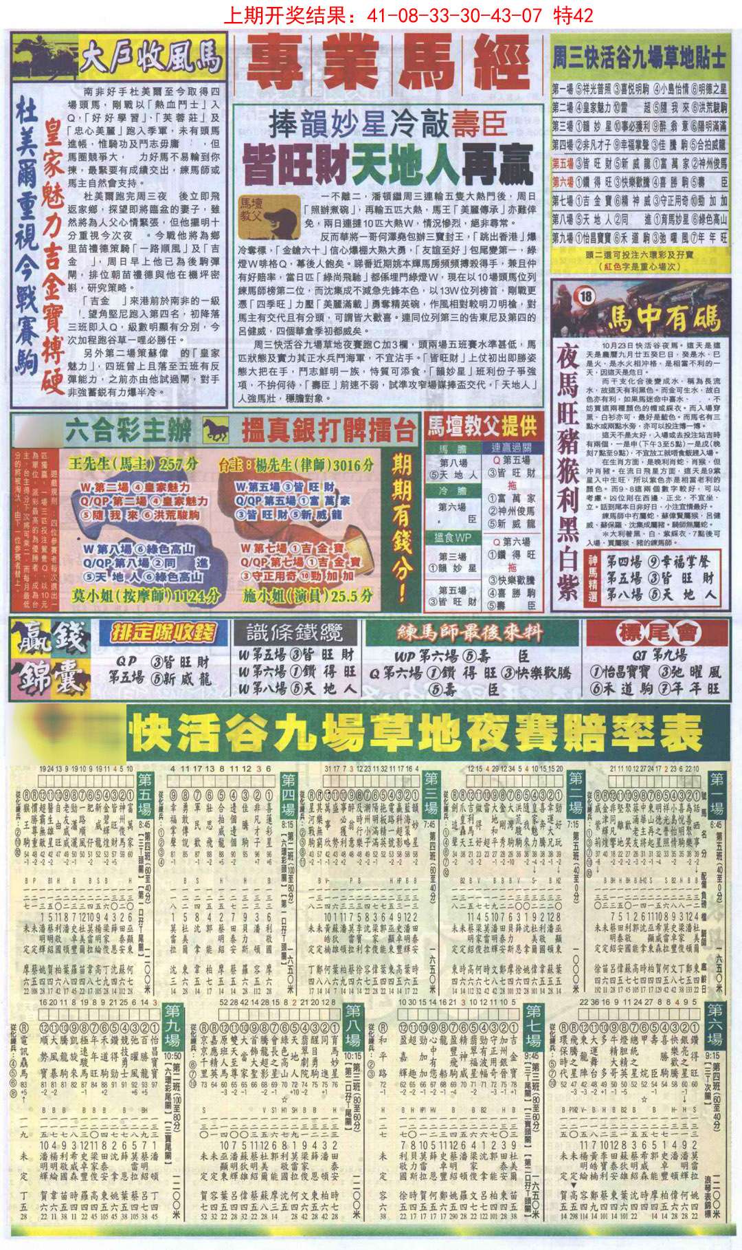 2025057期新报跑狗B