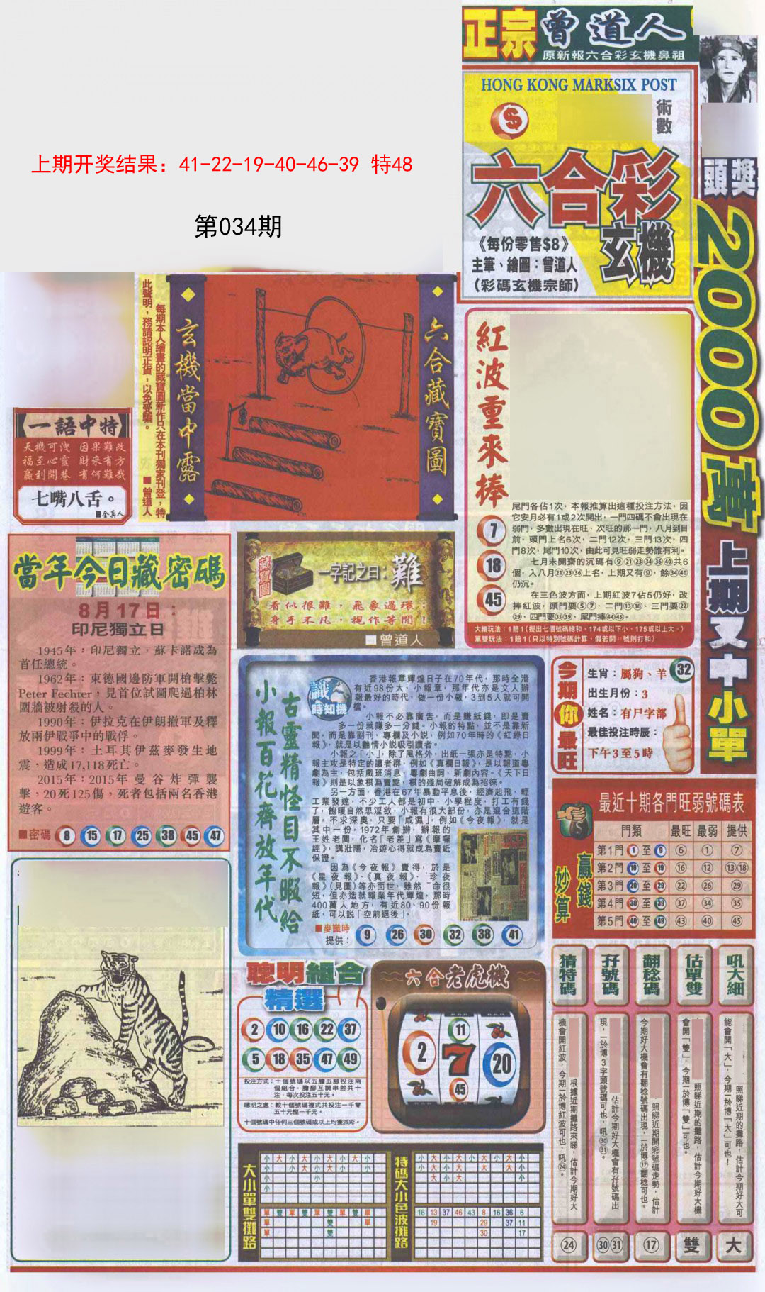 2025034期新报跑狗A