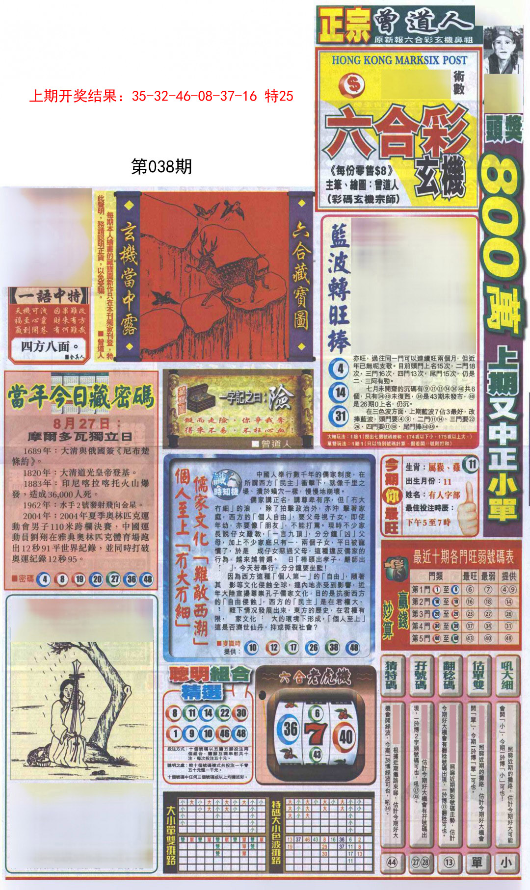 2025038期新报跑狗A