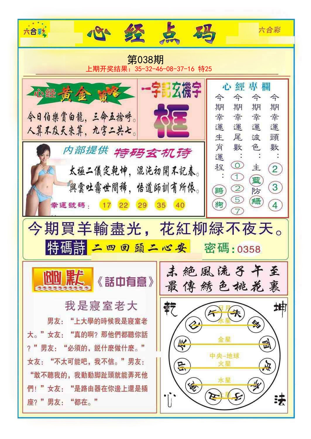 2025038期心经点码b