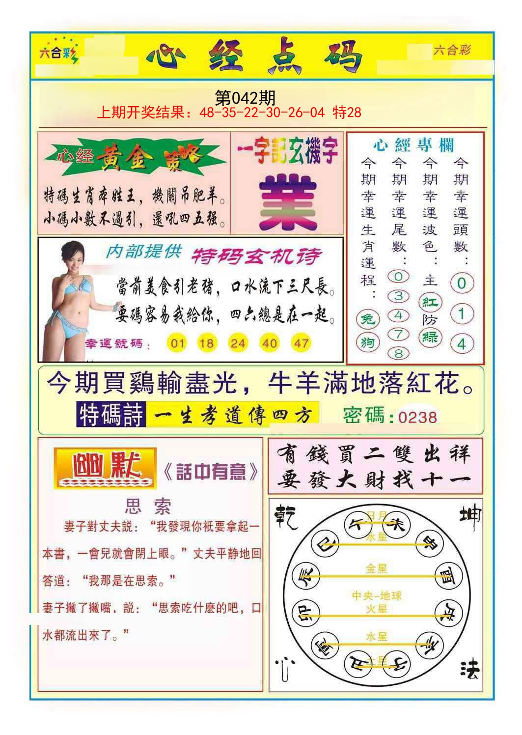 2025042期心经点码b