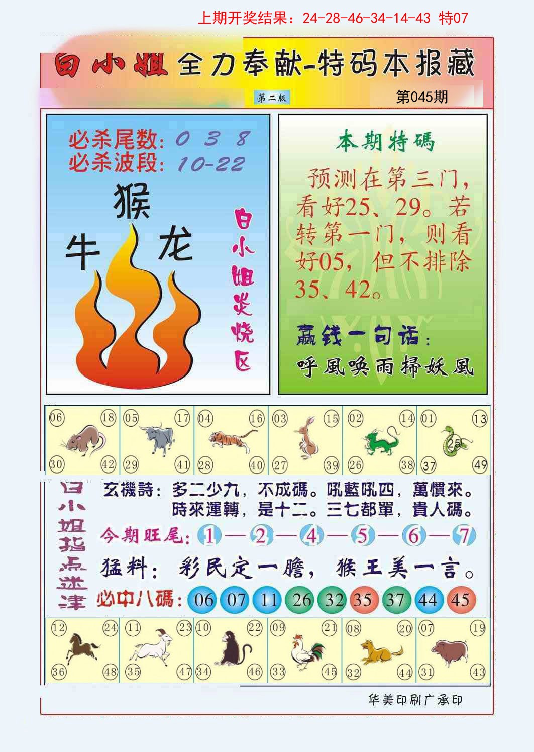 2025045期白小姐救世民B