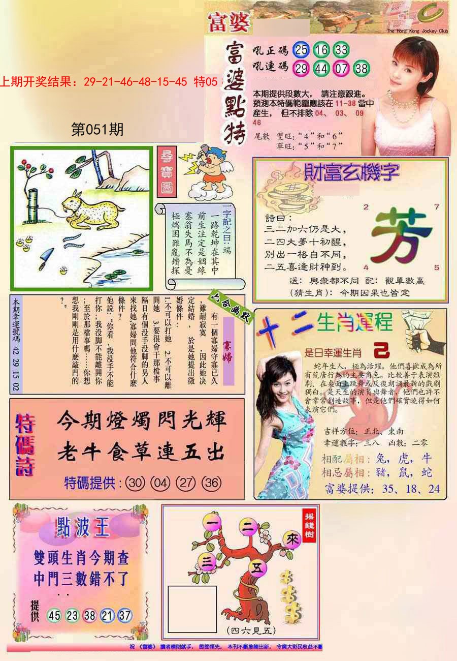 2025051期(新版)富婆