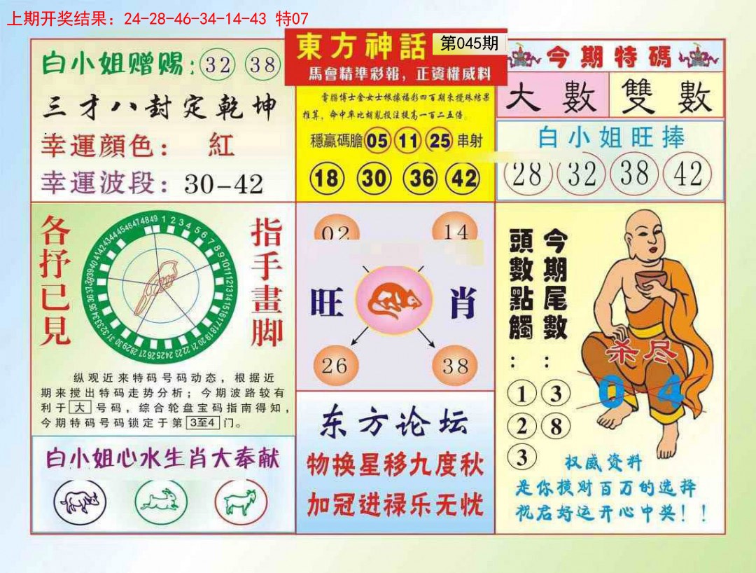 2025045期东方神话