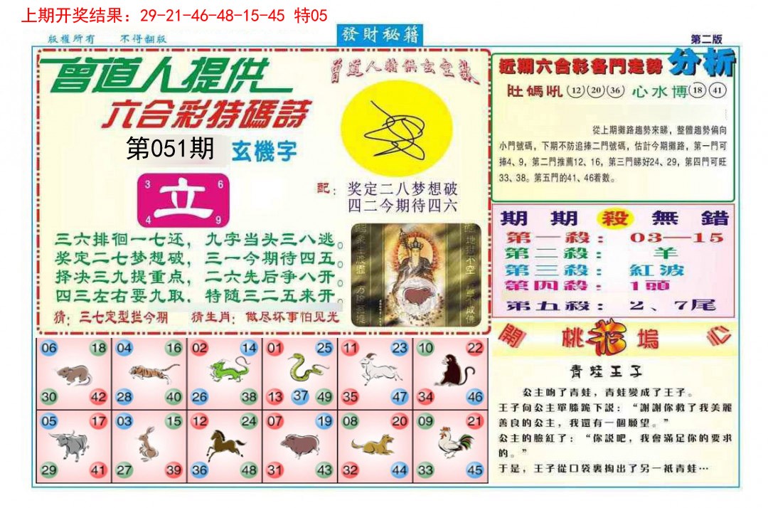 2025051期发财秘籍B