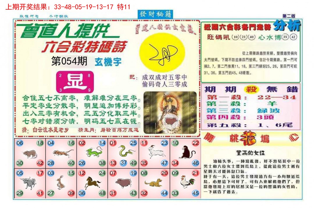 2025054期发财秘籍B