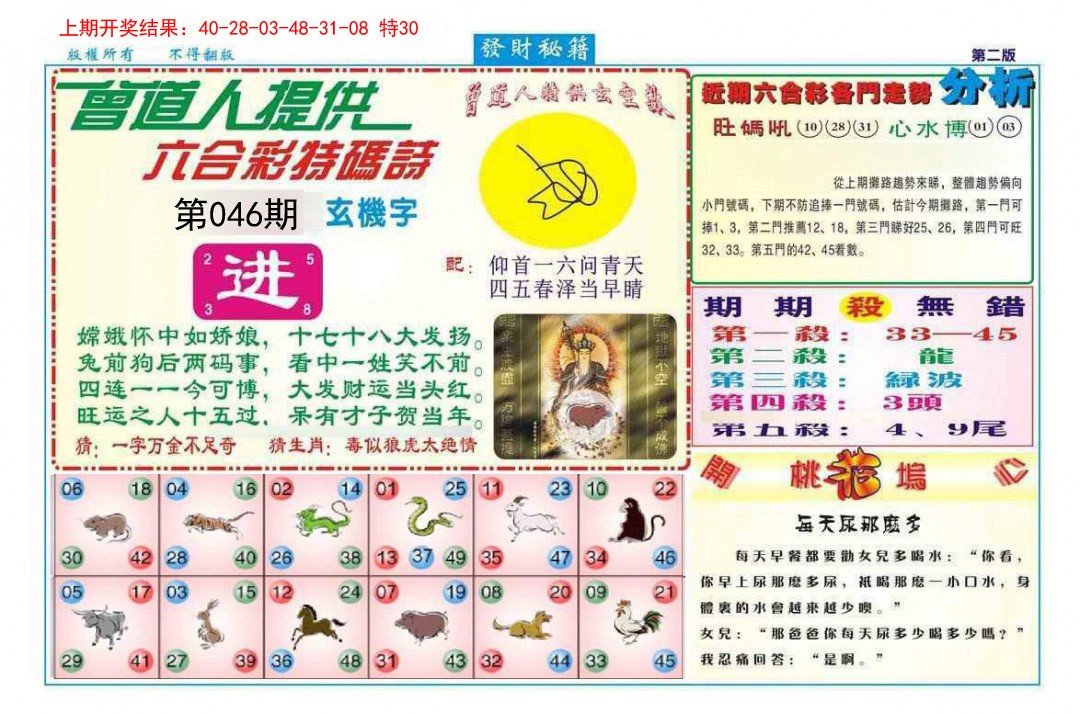 2025046期发财秘籍B
