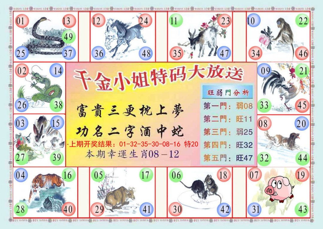 2025041期(新版)千金小姐B