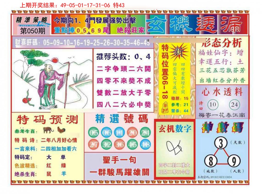 2025050期玄机透漏