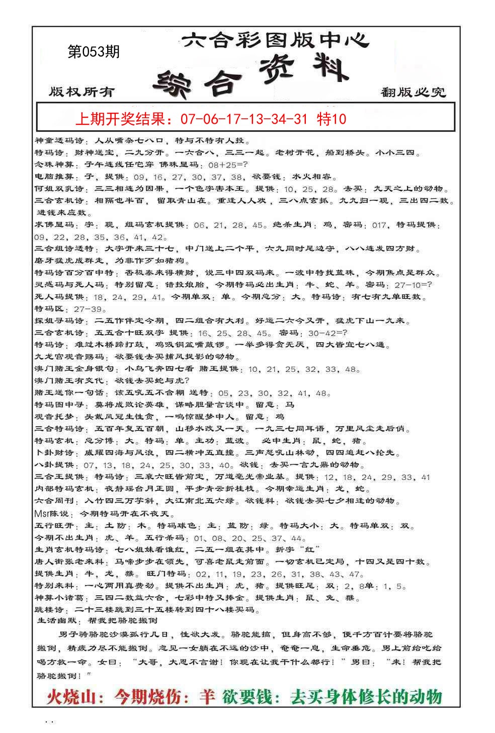 2025053期内部综合资料