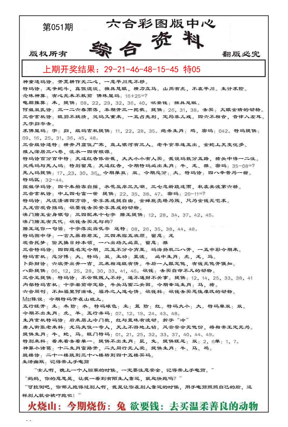 2025051期内部综合资料