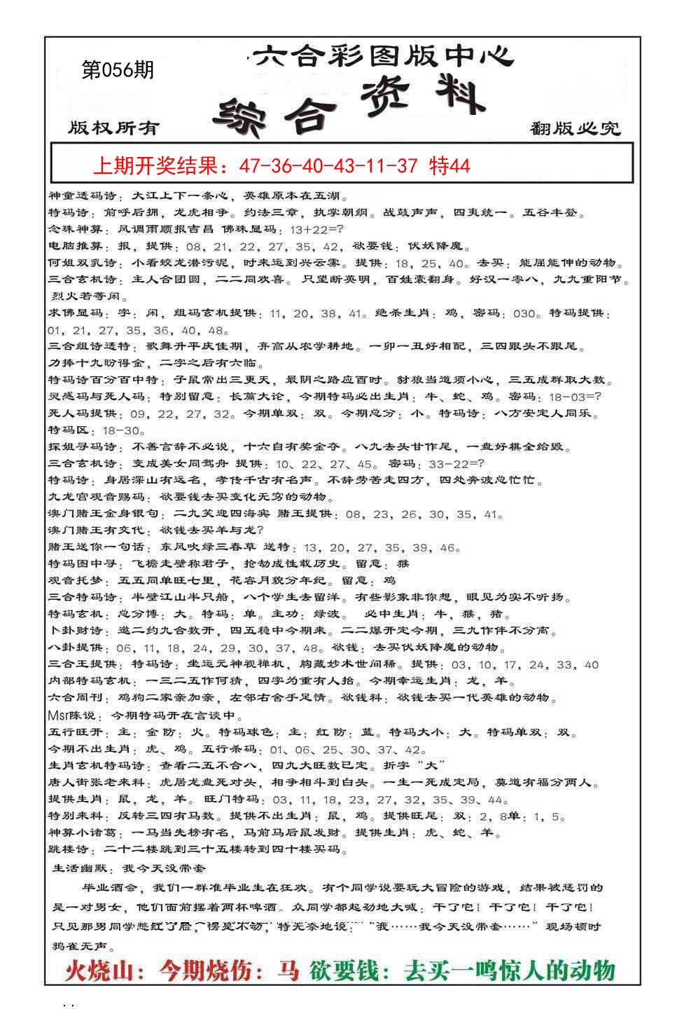 2025056期内部综合资料