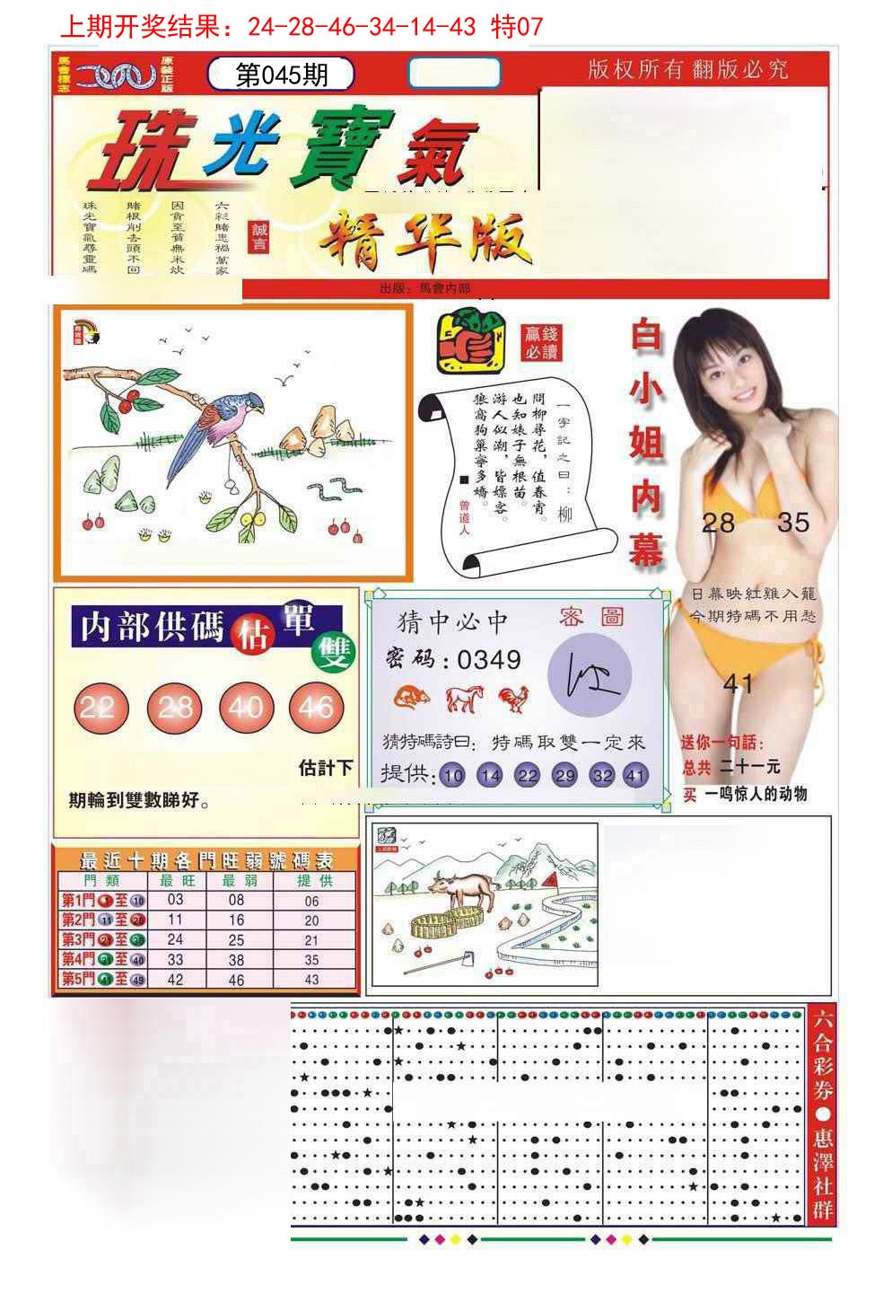 2025045期珠光宝气A