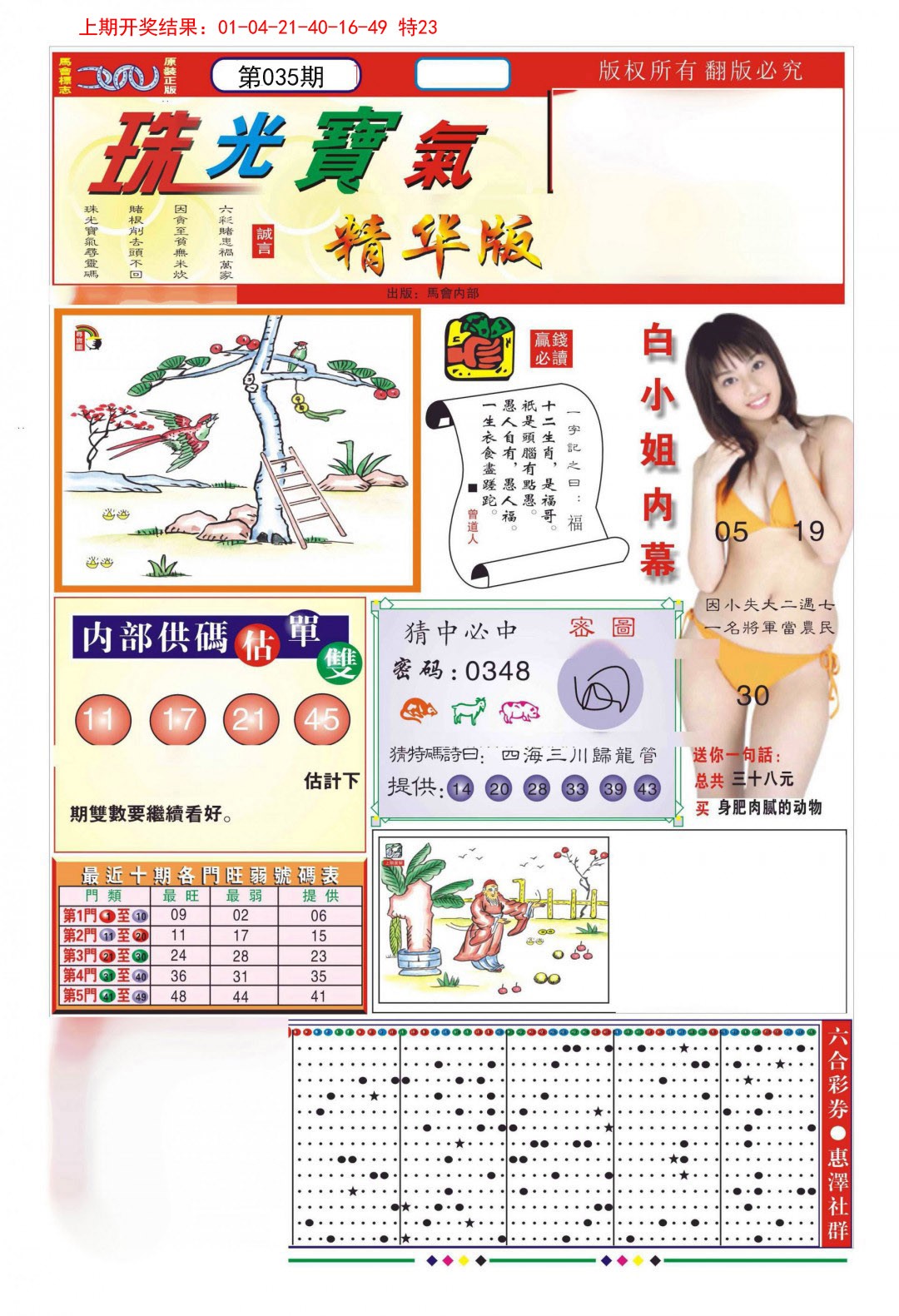 2025035期珠光宝气A