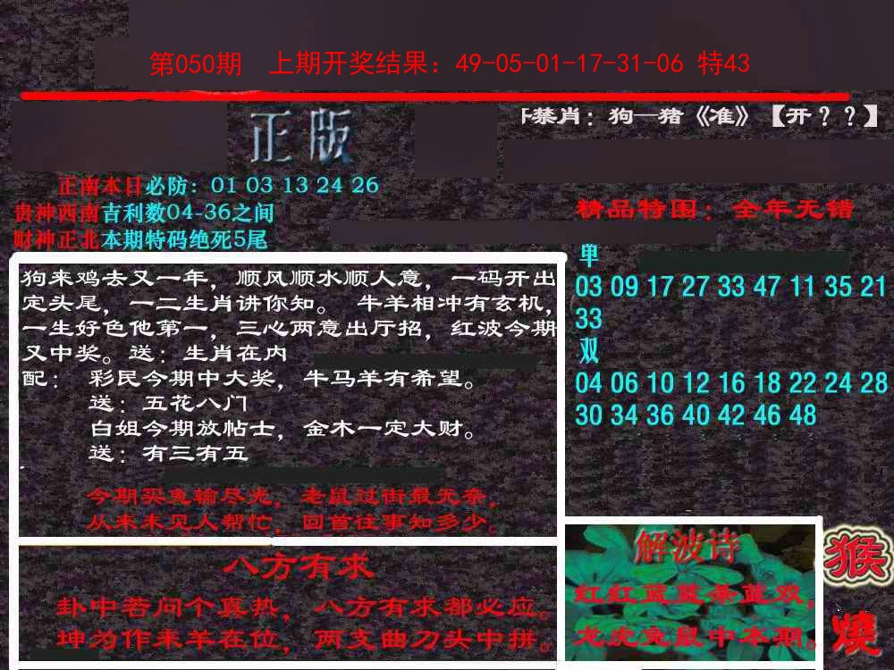 2025050期新港内幕