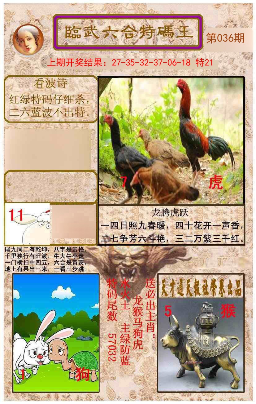 2025036期临武六合特码王
