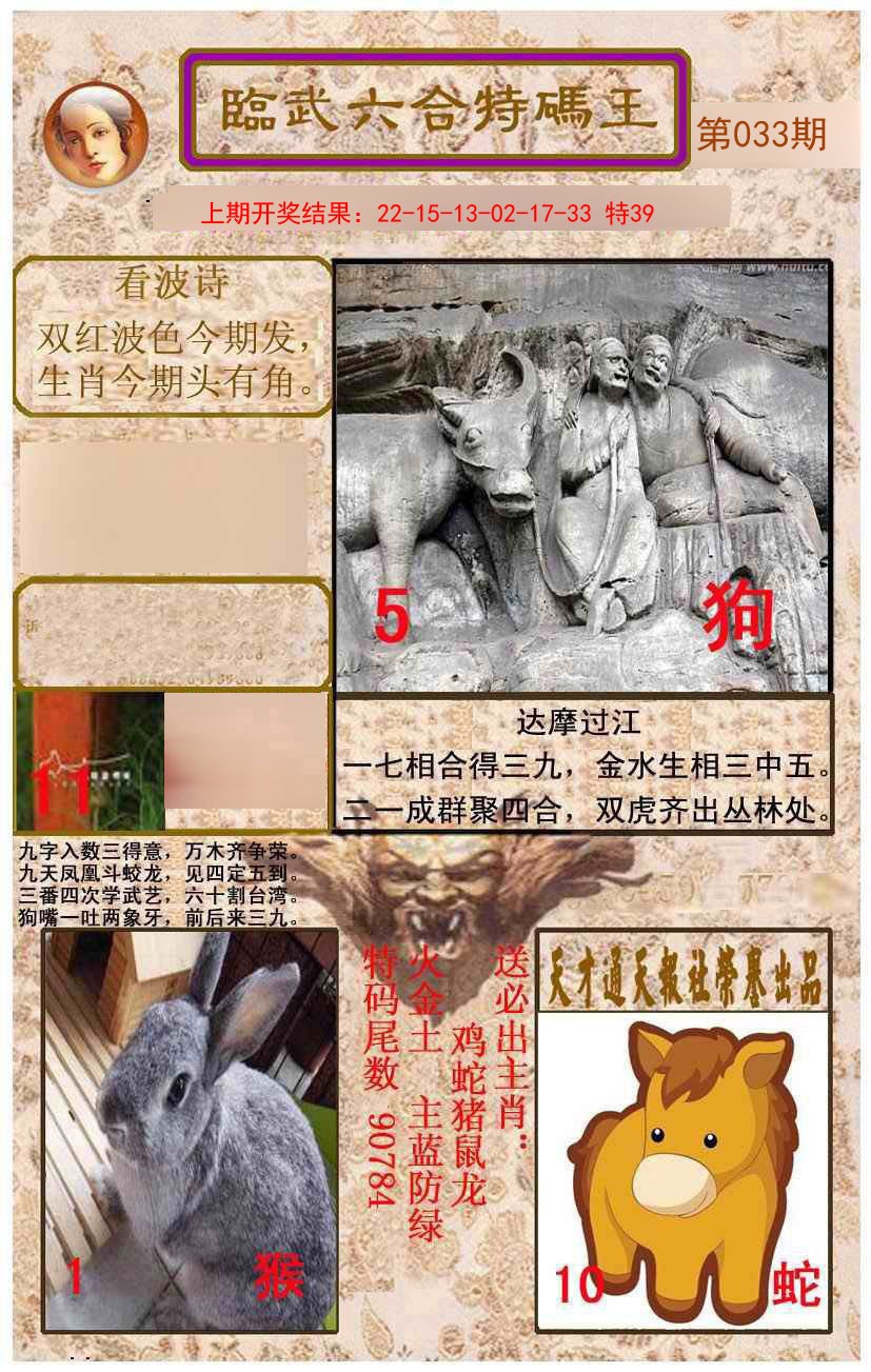 2025033期临武六合特码王