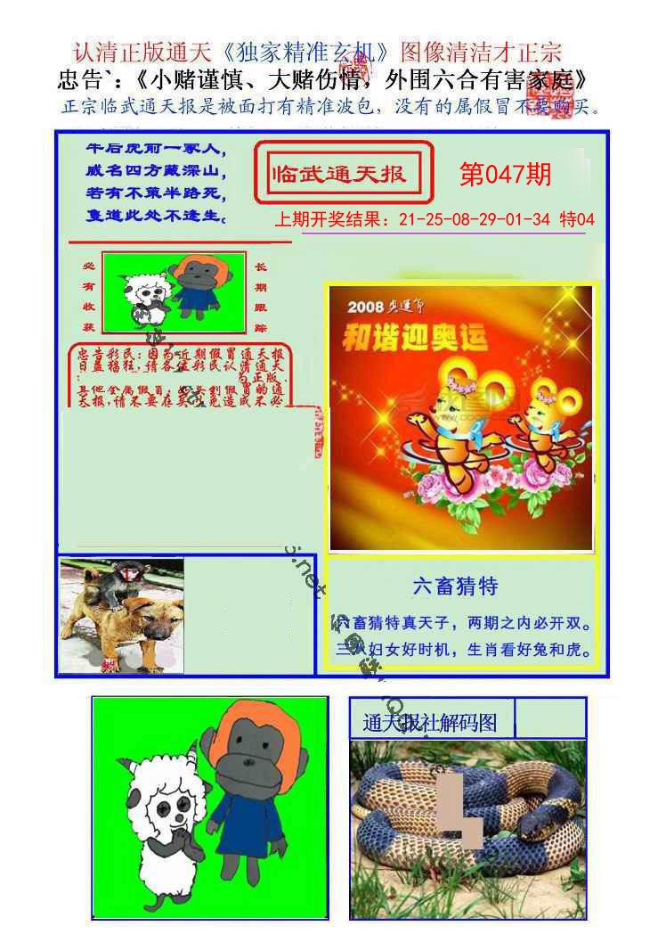 2025047期临武通天报