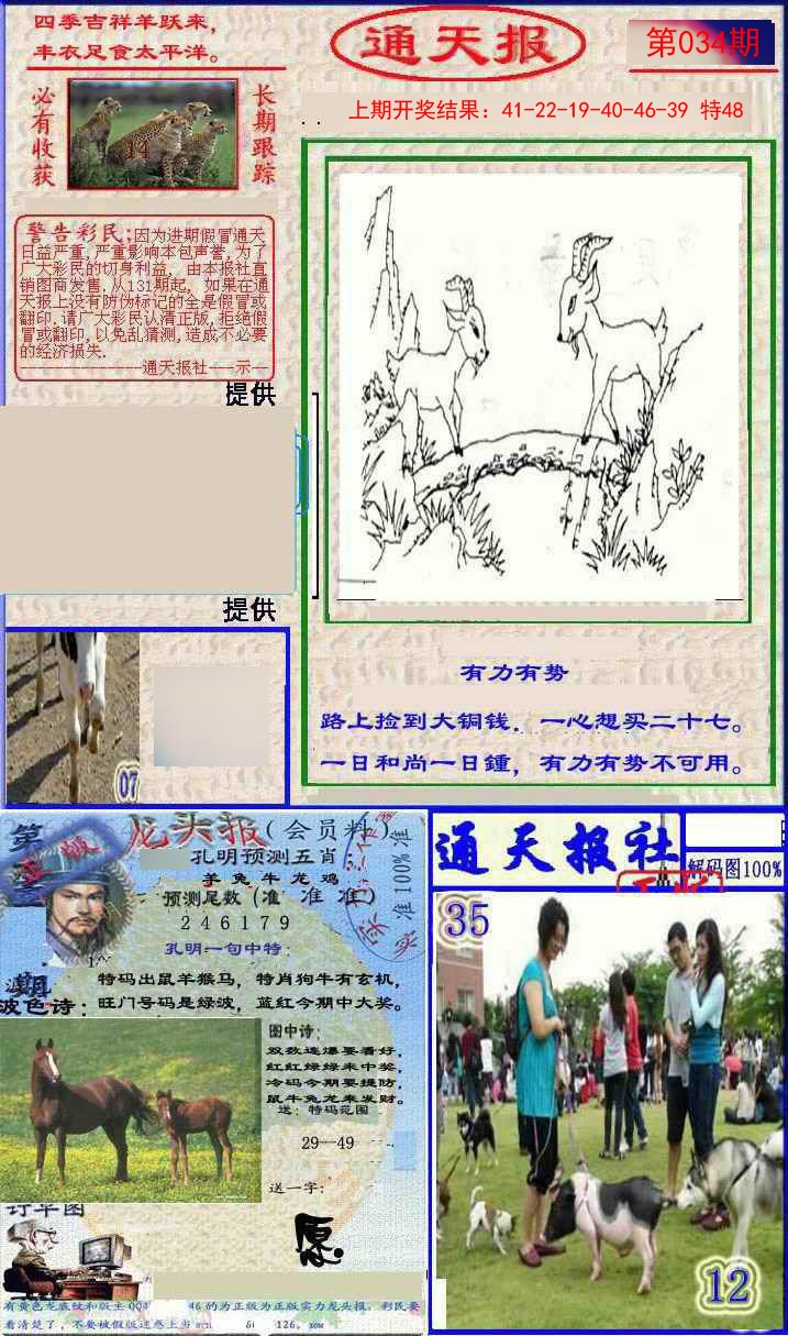 2025034期实力通天报