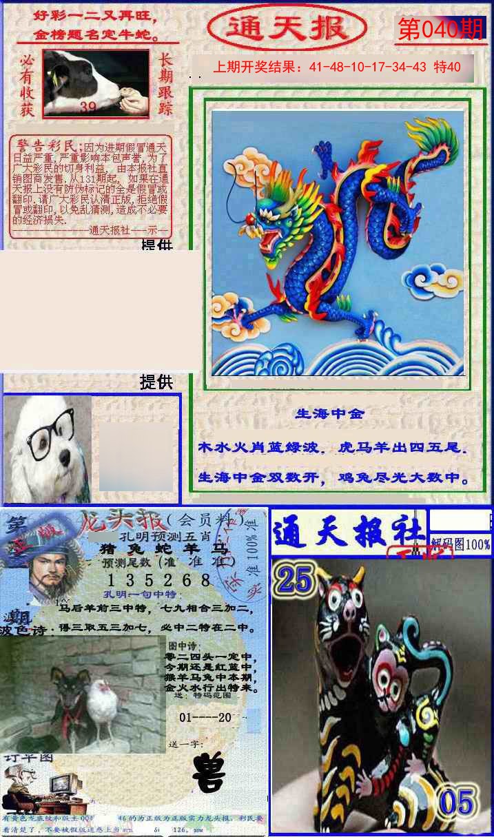 2025040期实力通天报