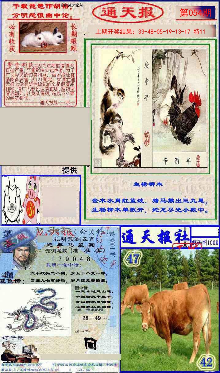2025054期实力通天报