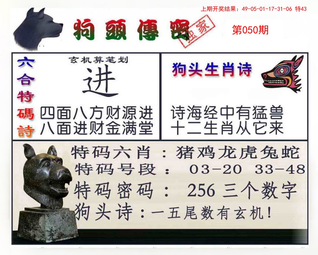2025050期狗头传密