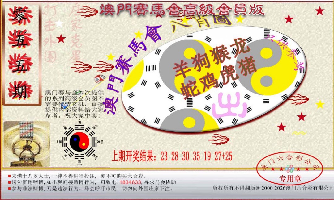 2025055期赛马会高级八肖图