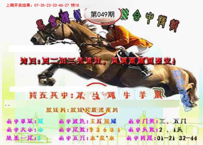 2025049期马会传真-综合报