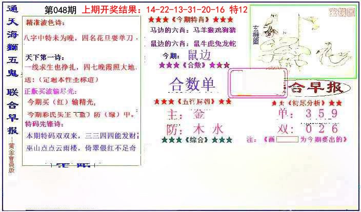 2025048期新联合早报