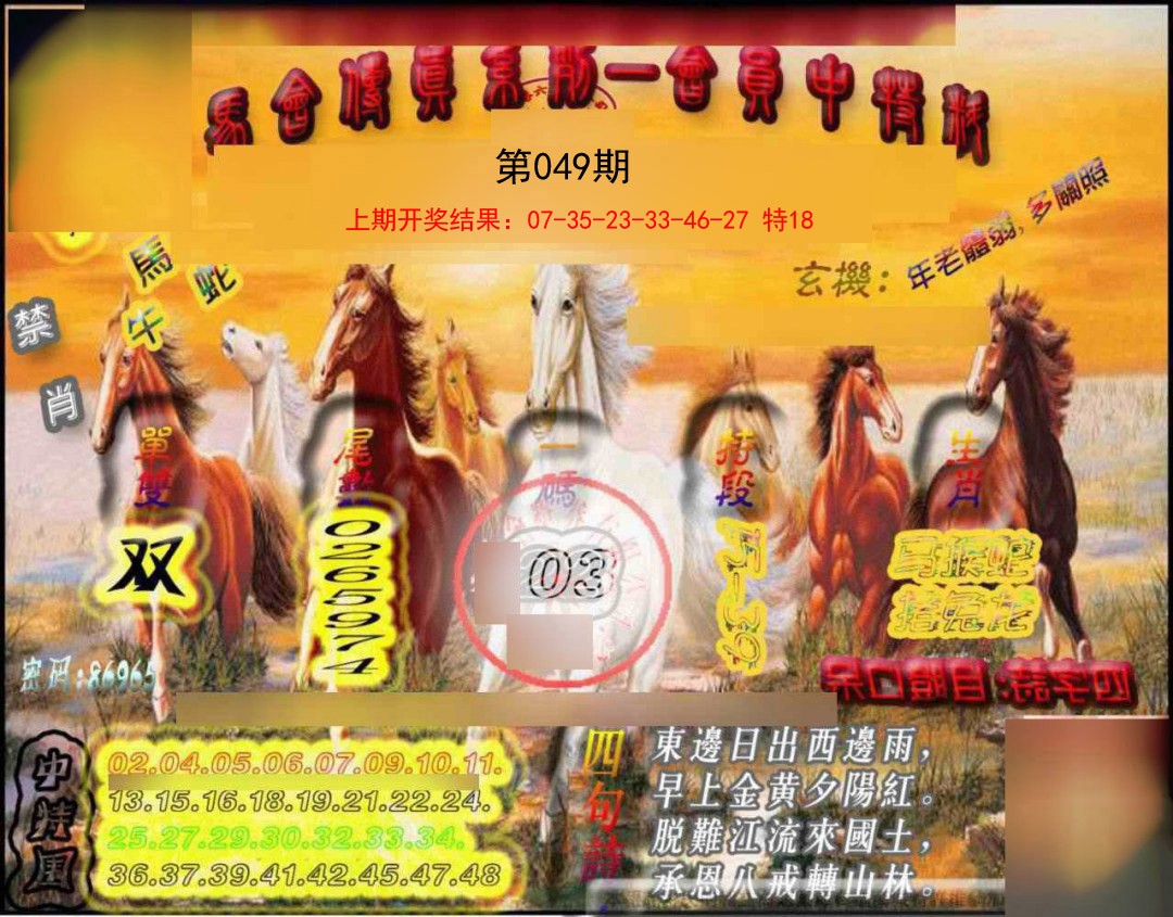 2025049期马会传真-会员报