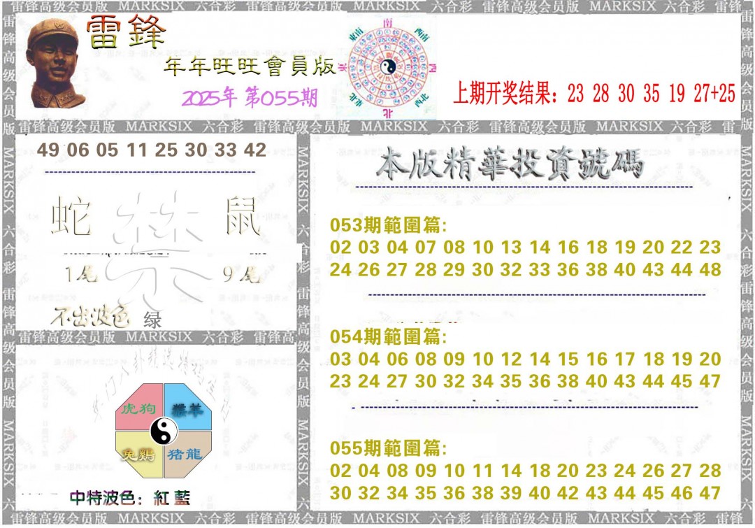 2025055期雷锋鼠年旺旺版