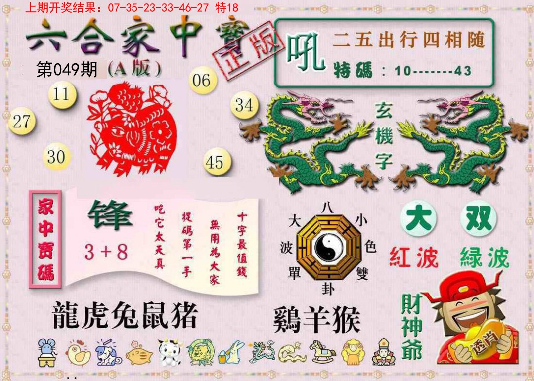 2025049期六合家中宝A