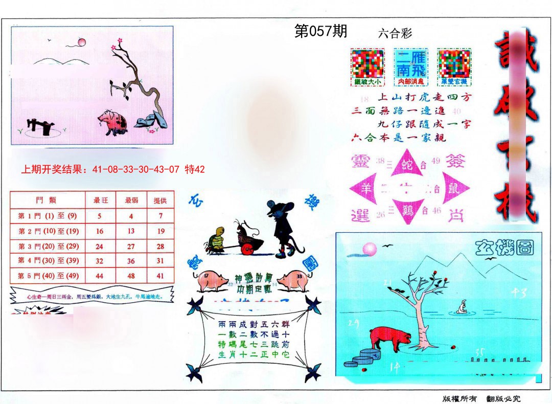 2025057期识破玄机