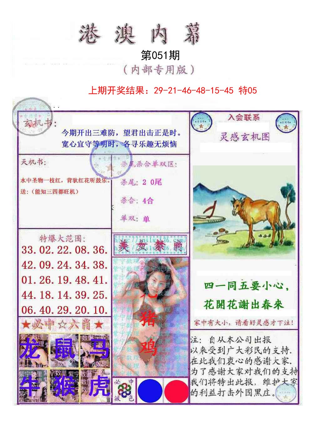 2025051期港澳内幕报