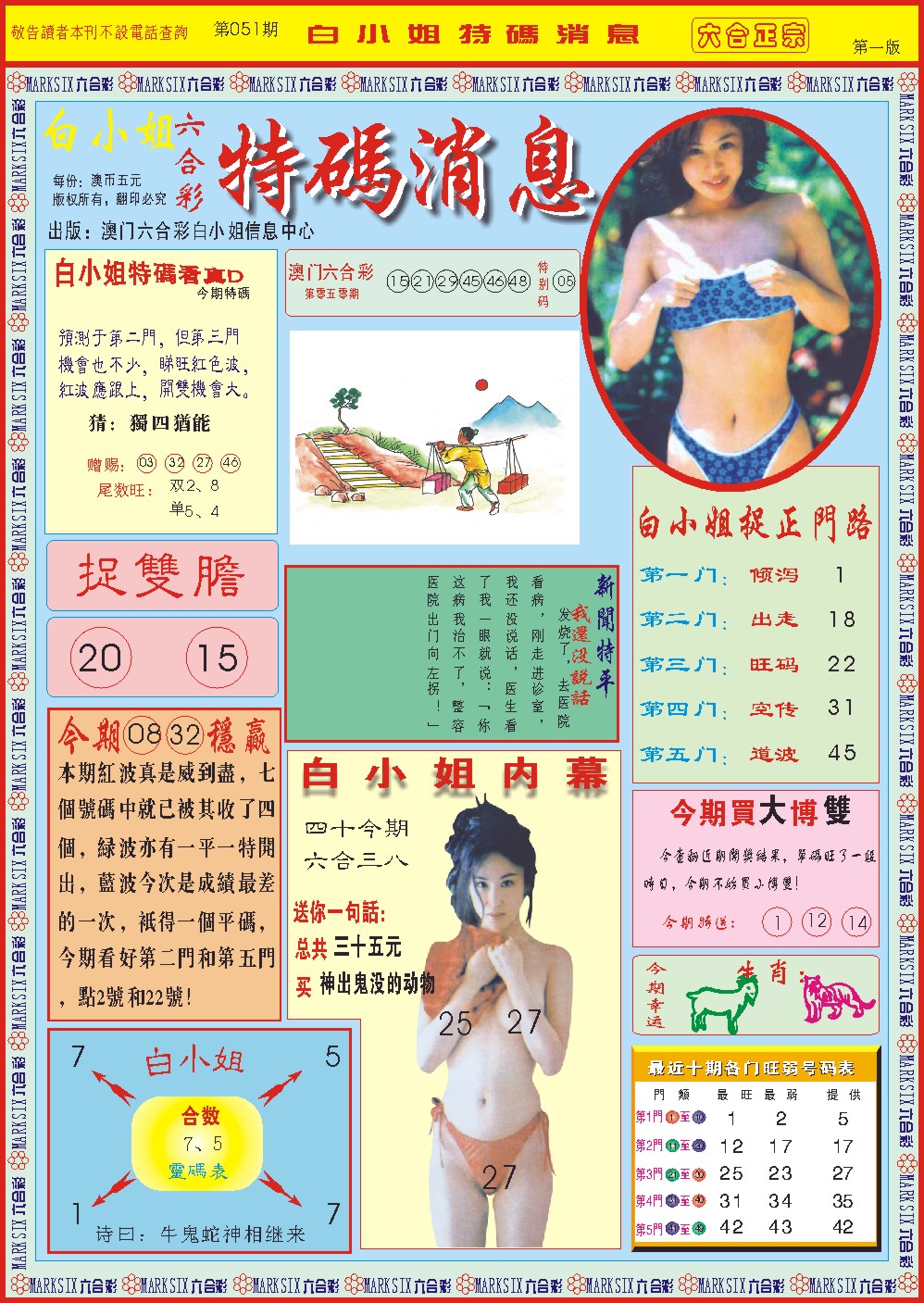 2025051期白小姐特码消息A