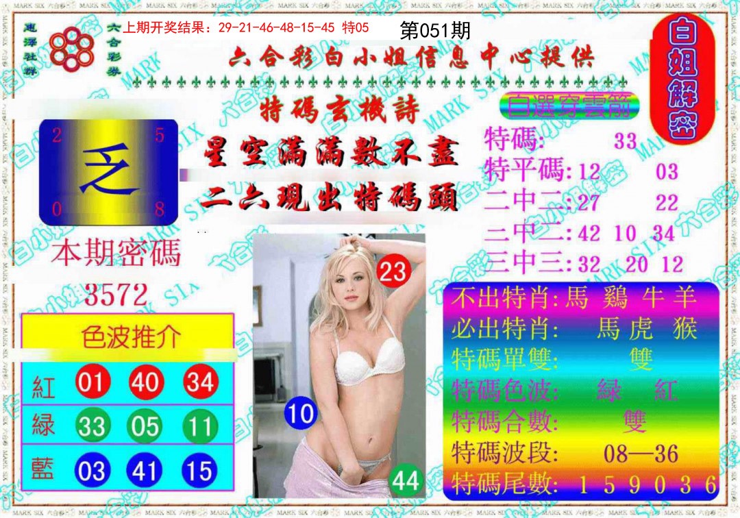 2025051期白姐解密《另版》