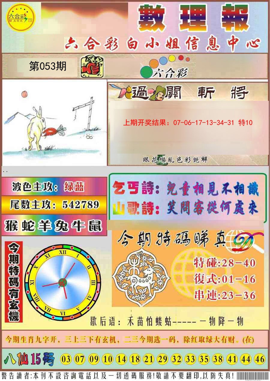 2025053期九龙数理报