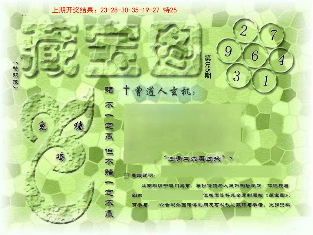 2025055期假新藏宝图
