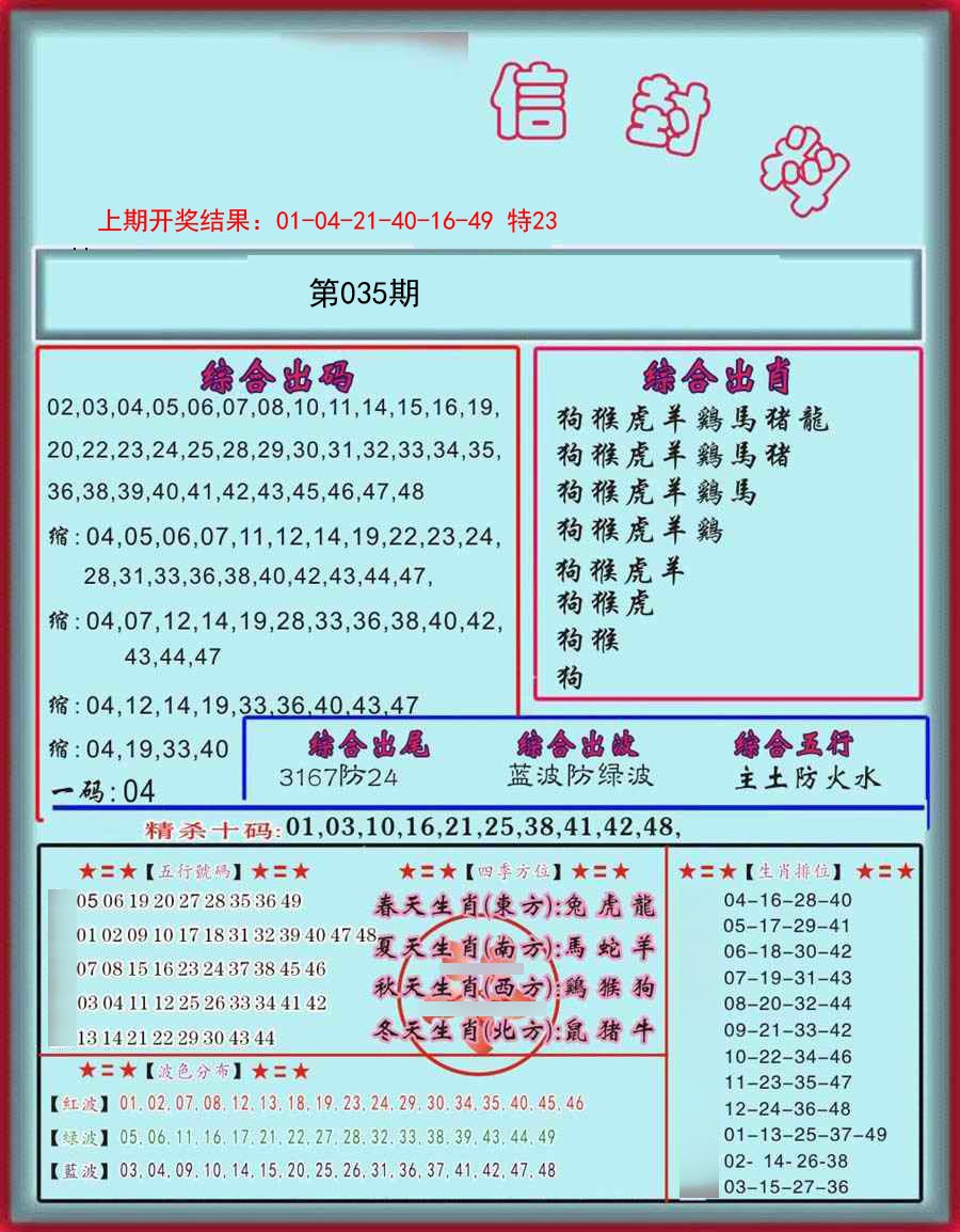 2025035期信封料