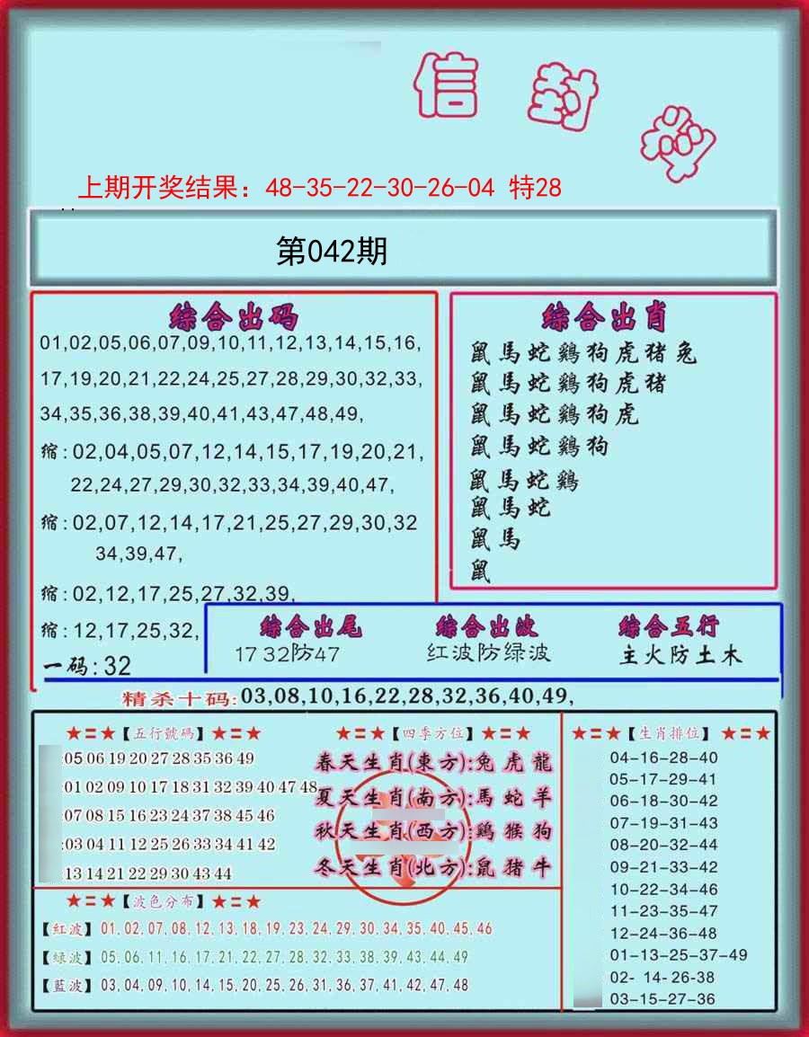 2025042期信封料