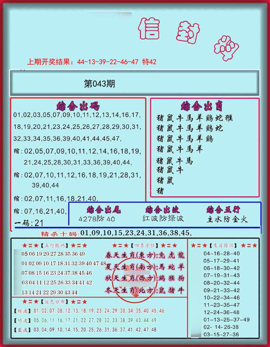 2025043期信封料