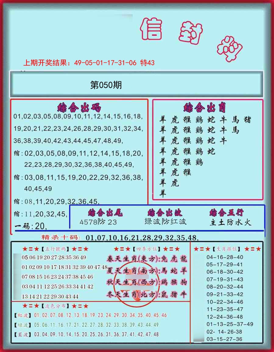 2025050期信封料