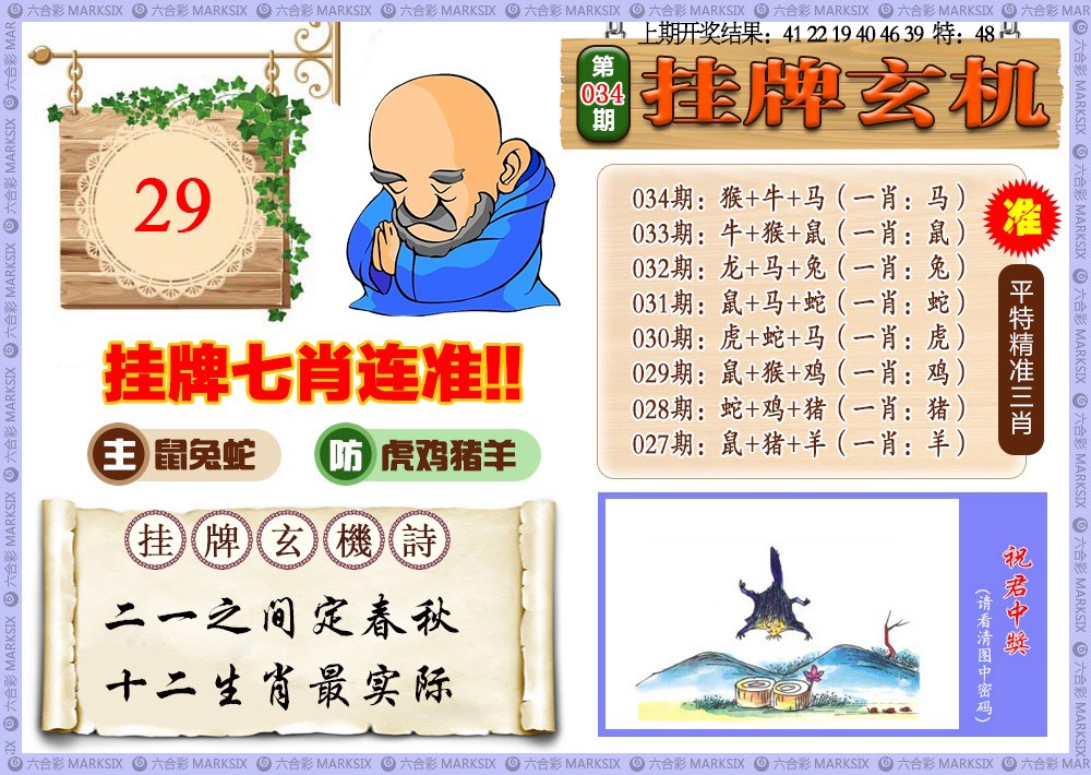 2025034期挂牌玄机
